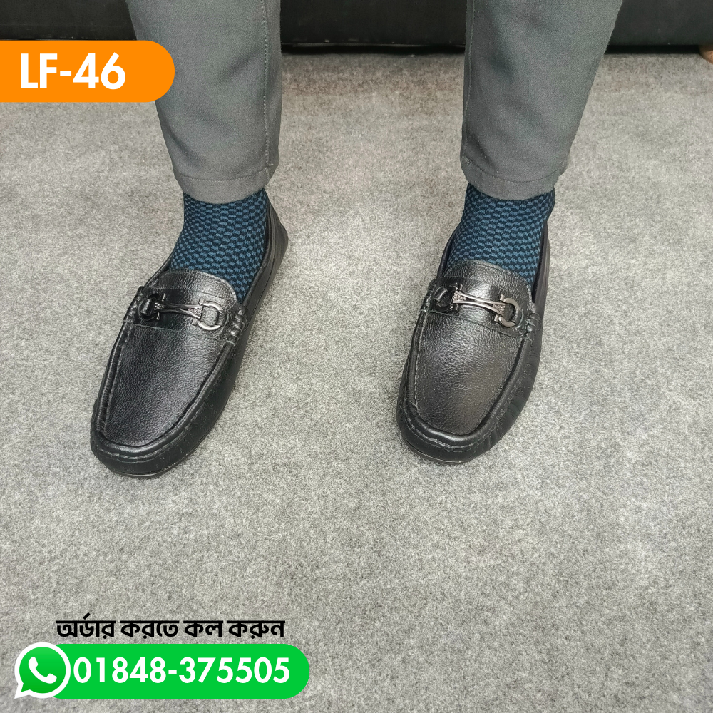 Man's Comfort Stylish Leather Loafer (LF-46)