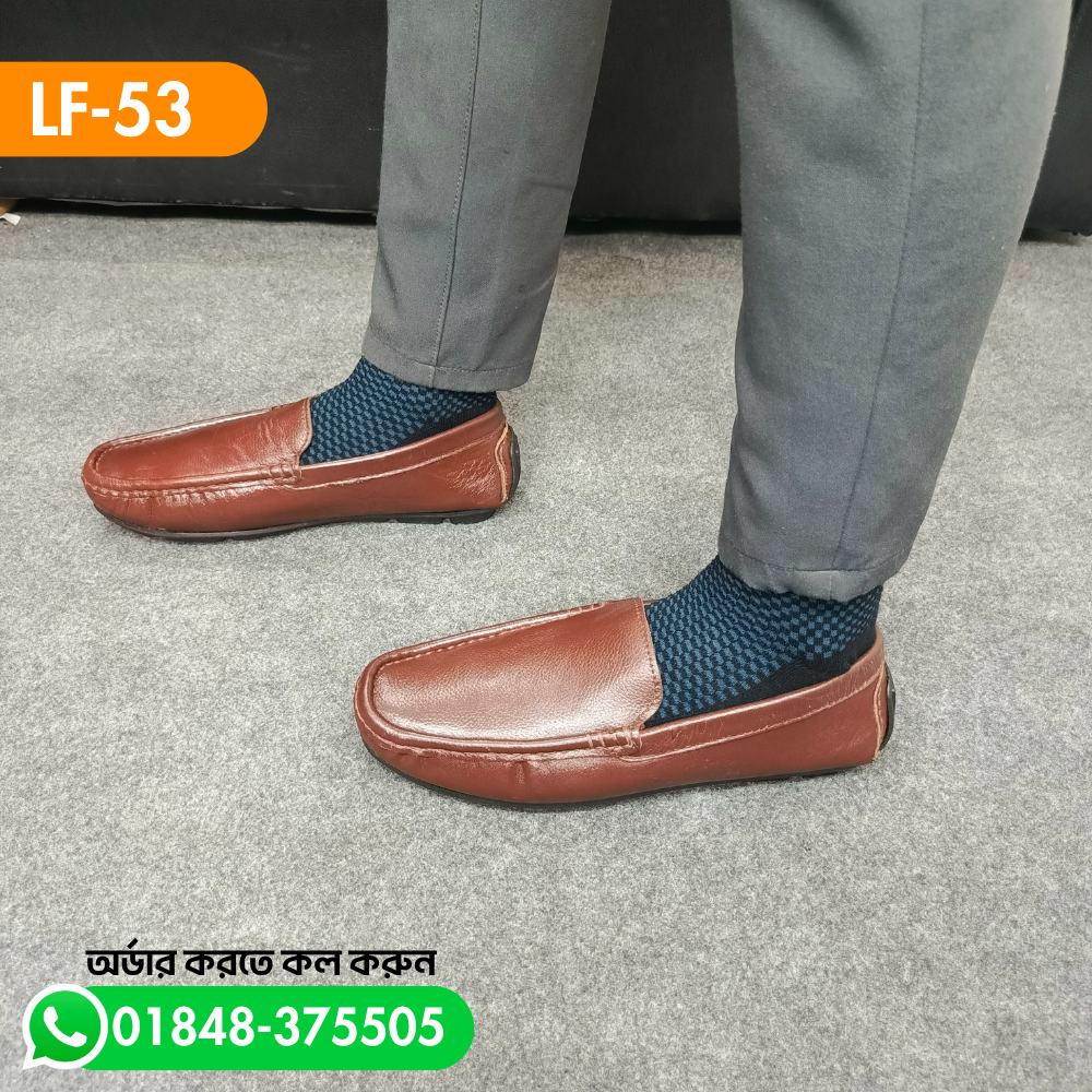 Man's Comfort Stylish Leather Loafer (LF-53)