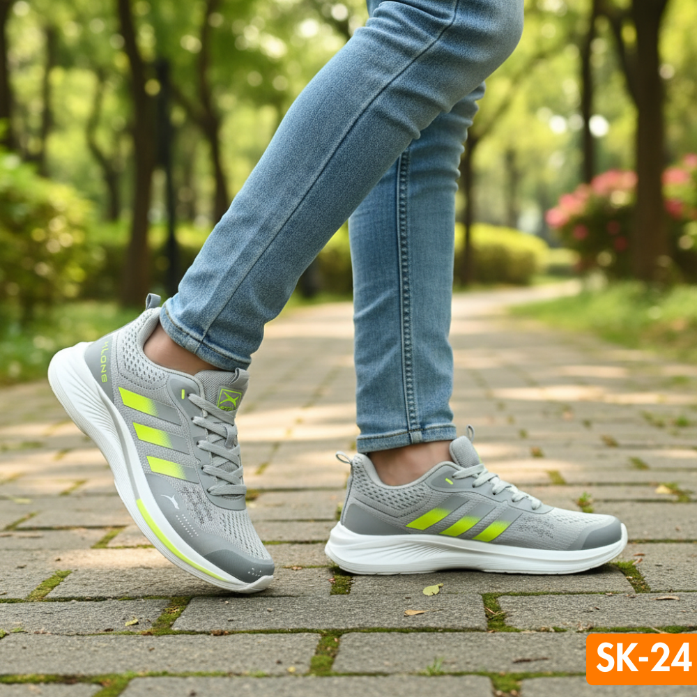 Multicolor Imported  Sneaker Shoes For Men White SK-24