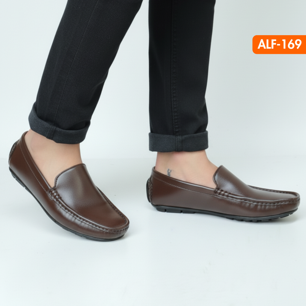 Man's Comfort Stylish Artificial Leather Loafer (ALF-169)