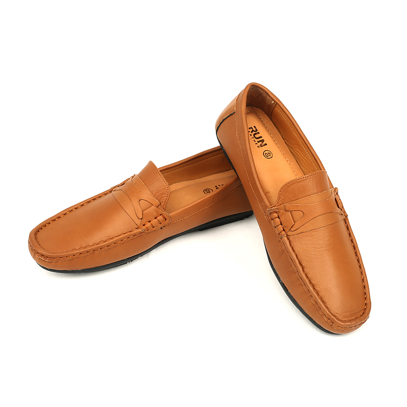 Run 100% Export Qulity Leather Loffer Shoe. Extra Comfort with Memory Foam. (Code: RL-01)