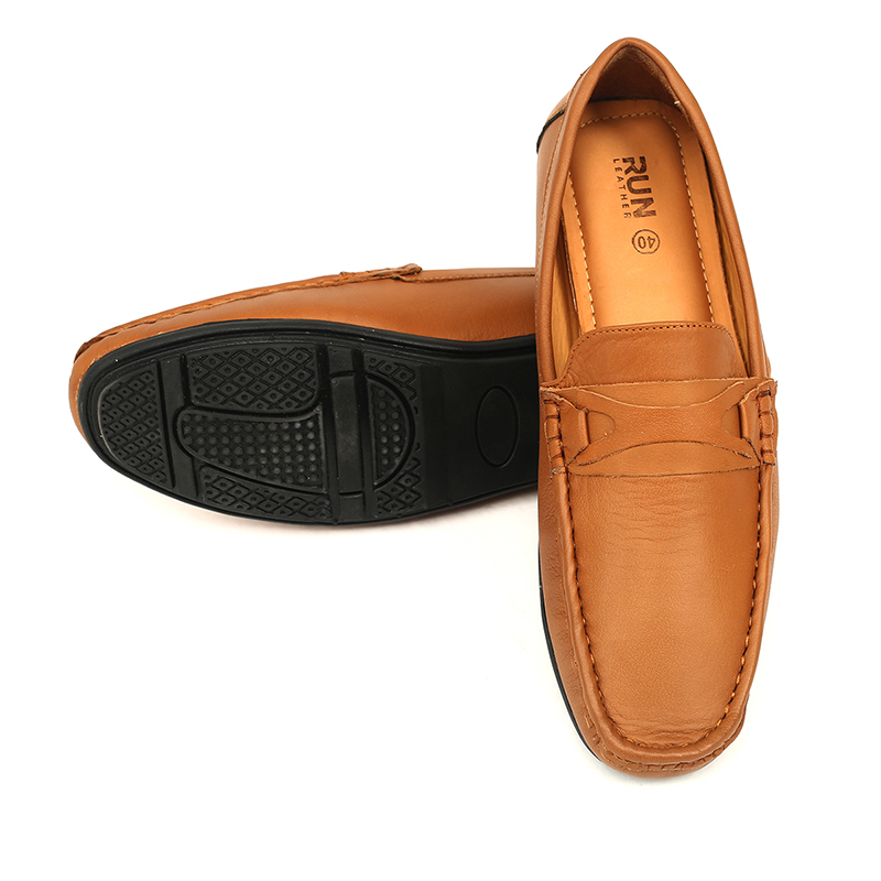 Run 100% Export Qulity Leather Loffer Shoe. Extra Comfort with Memory Foam. (Code: RL-01)